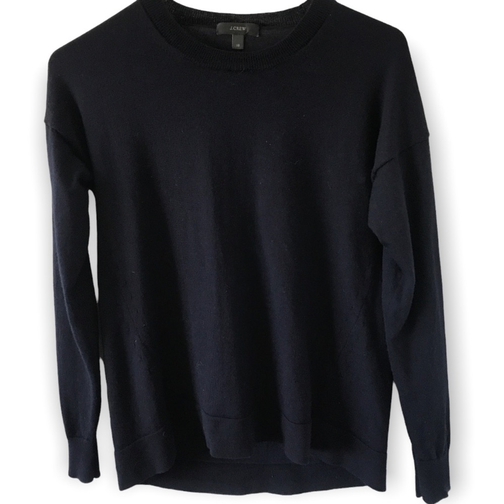 J. Crew Men’s Dark Blue crew neck sweater XS